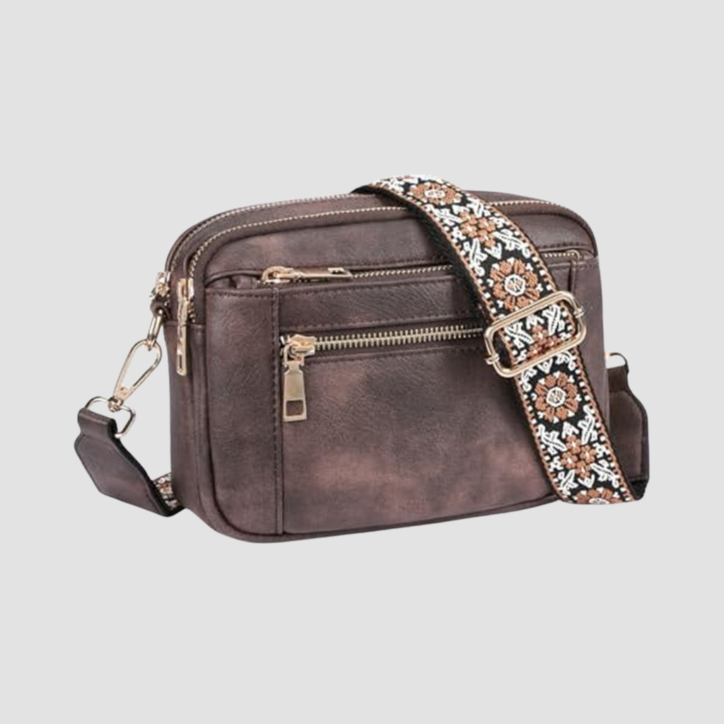 Solea | Triple-zipper Shoulder Bag