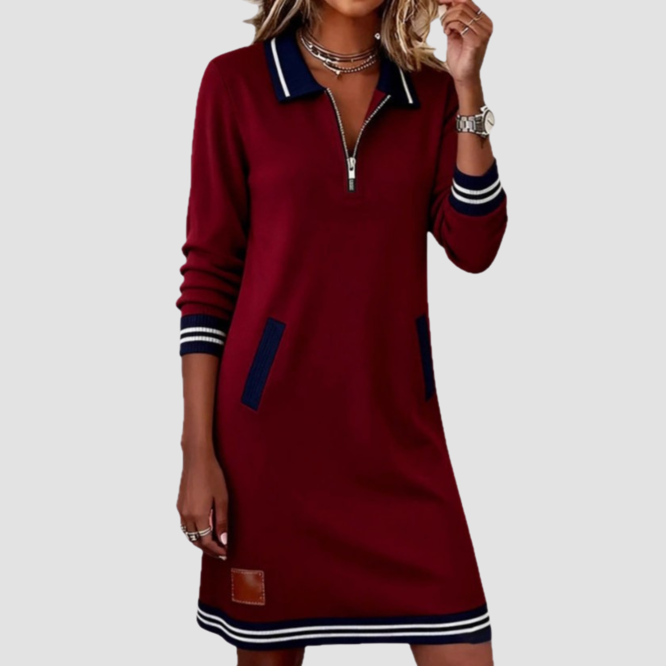 Novea | Zipper Pocket Dress