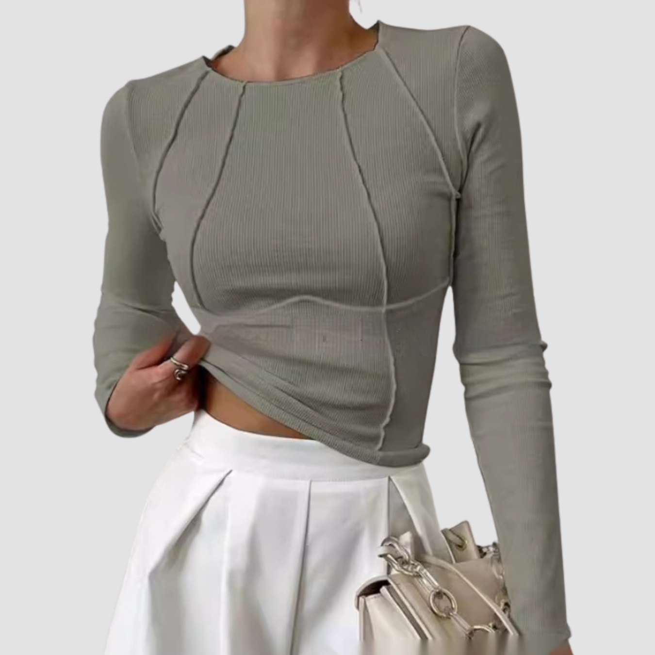 Ona | Slim Long Sleeve T-shirt