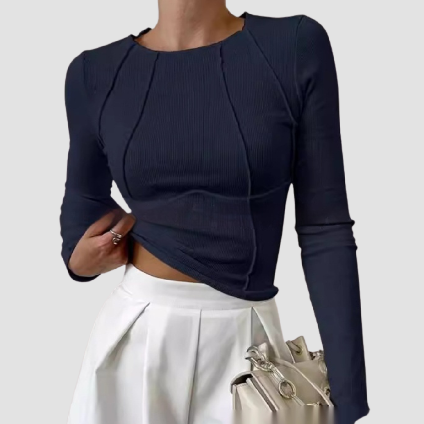 Ona | Slim Long Sleeve T-shirt