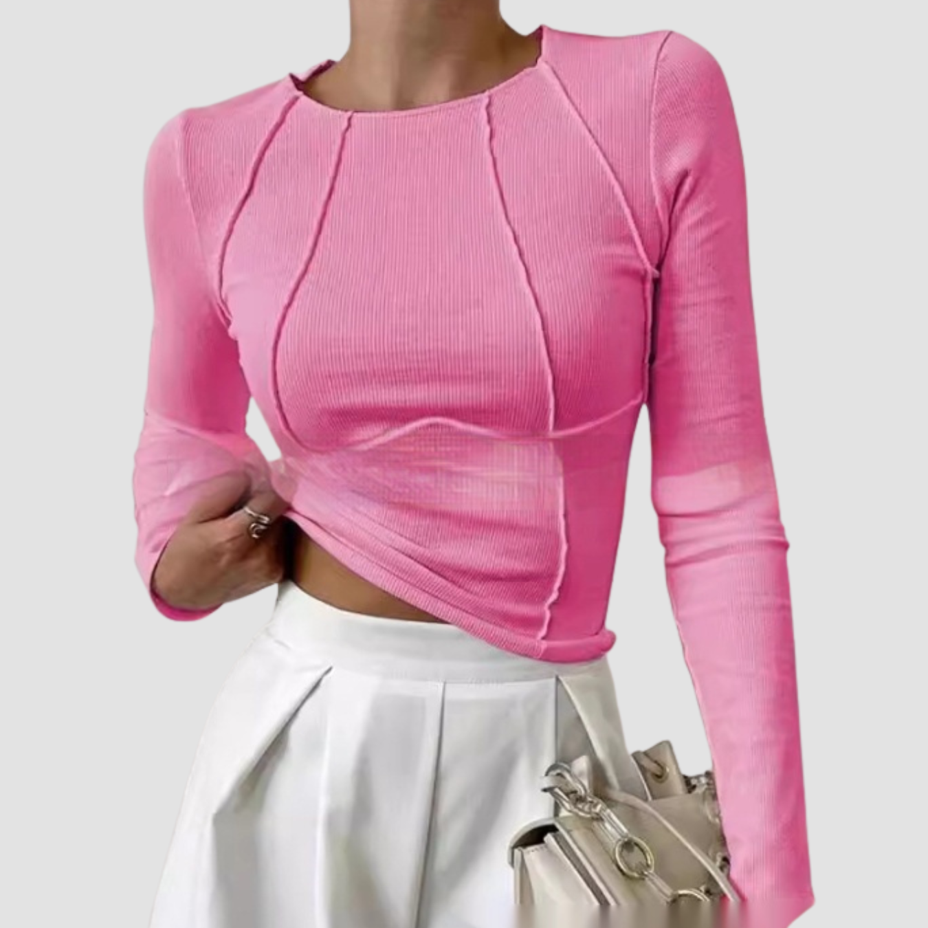 Ona | Slim Long Sleeve T-shirt