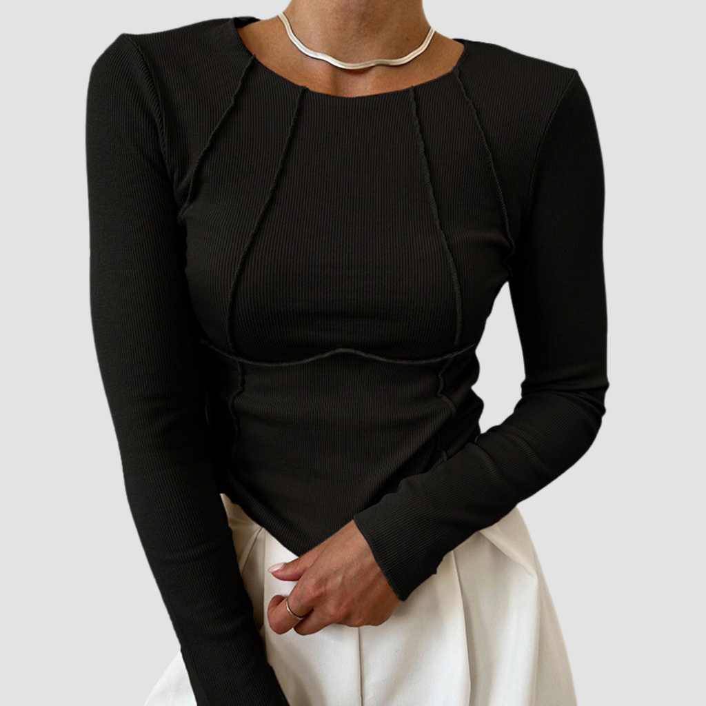 Ona | Slim Long Sleeve T-shirt