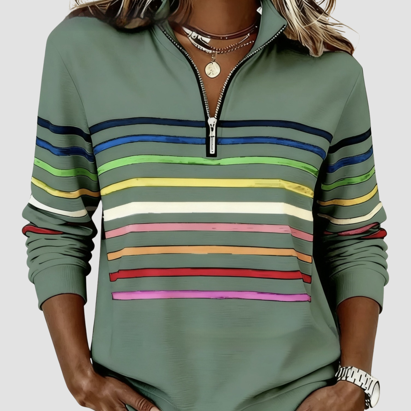 Cleo | Zip-Up Sweatshirt