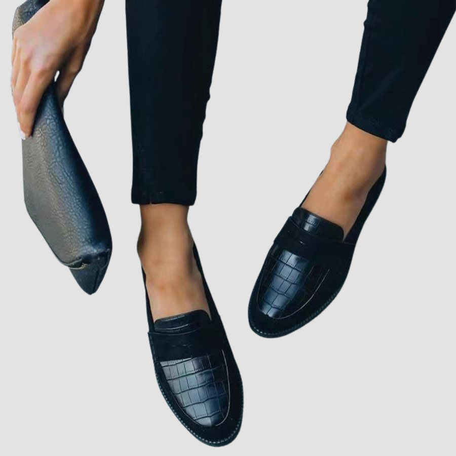Auri | Zapatos de cuero negro