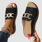 Rhea | Peep-toed Slippers