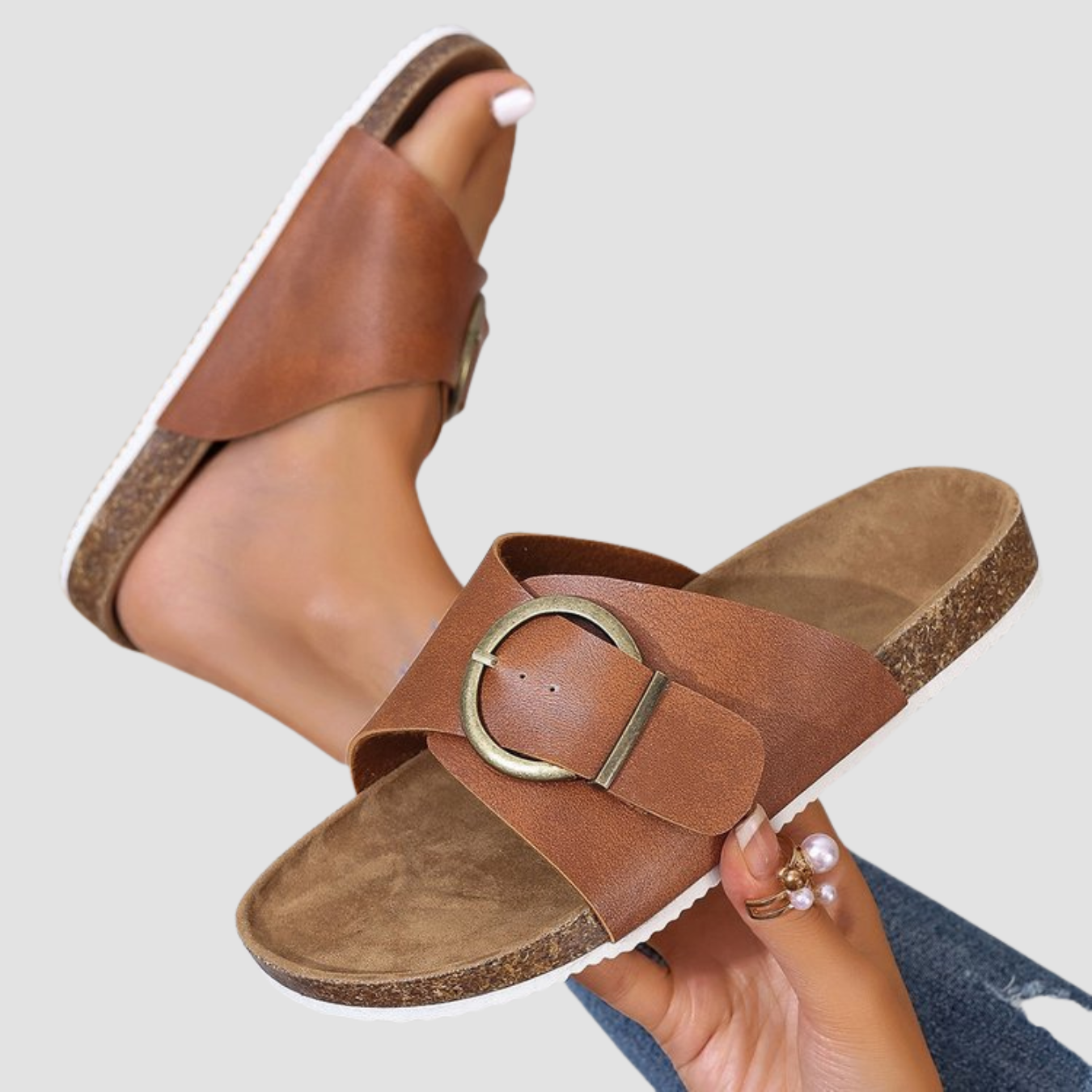 Rhea | Flat Style Slippers