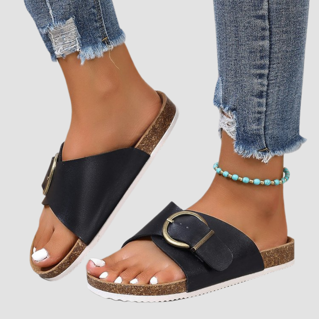 Rhea | Flat Style Slippers