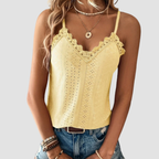 Lara | V-neck Lace top