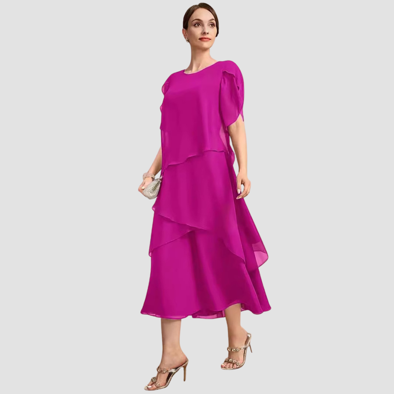 Novea | Layers Of Chiffon Dress