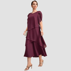 Novea | Layers Of Chiffon Dress
