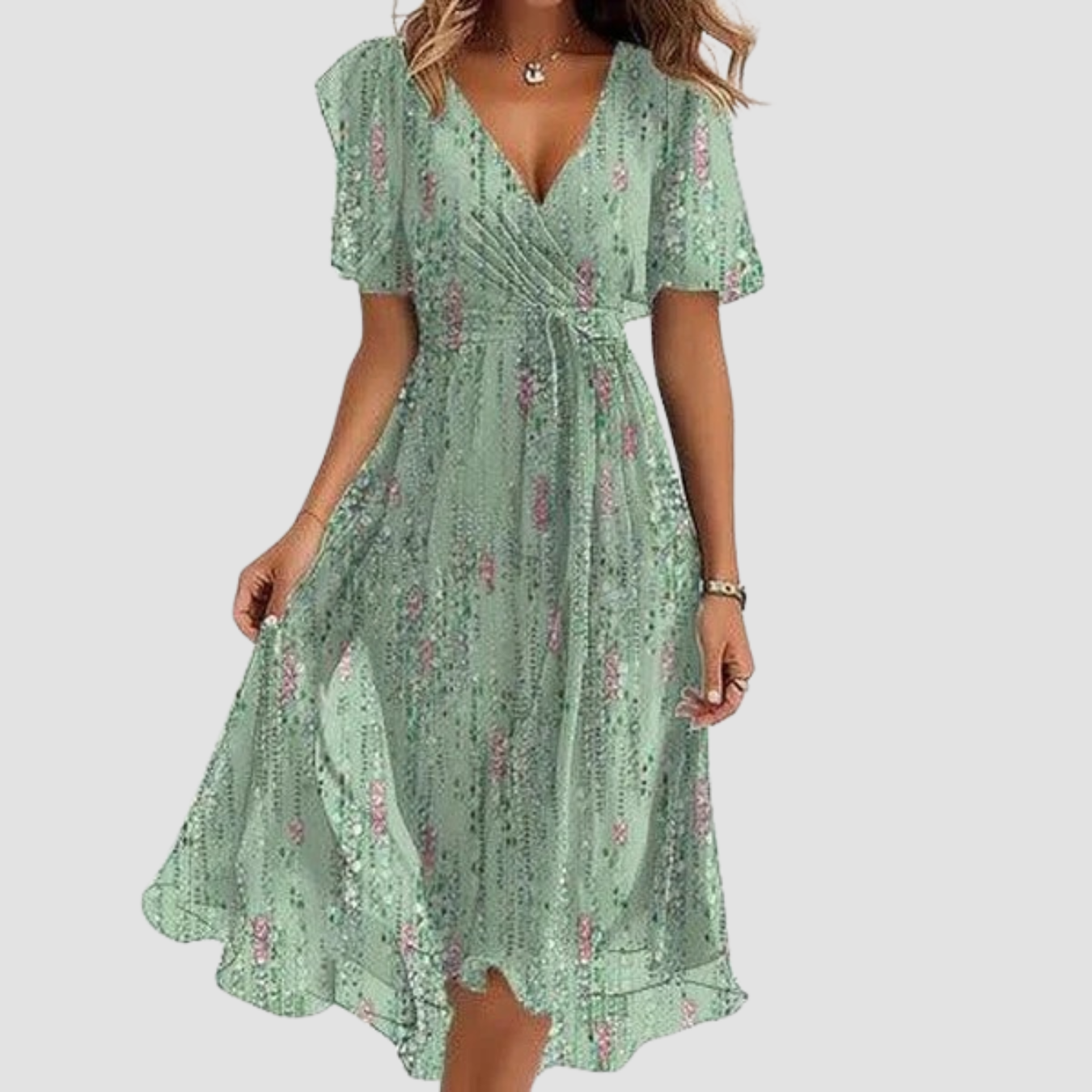 Amora | Elegant V-neck Dresses