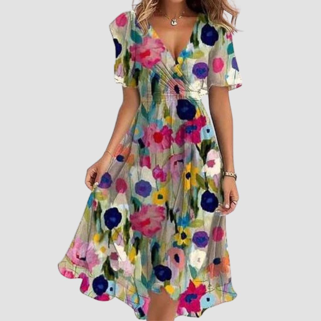 Amora | Elegant V-neck Dresses