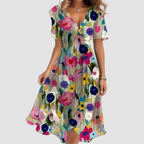 Amora | Elegant V-neck Dresses