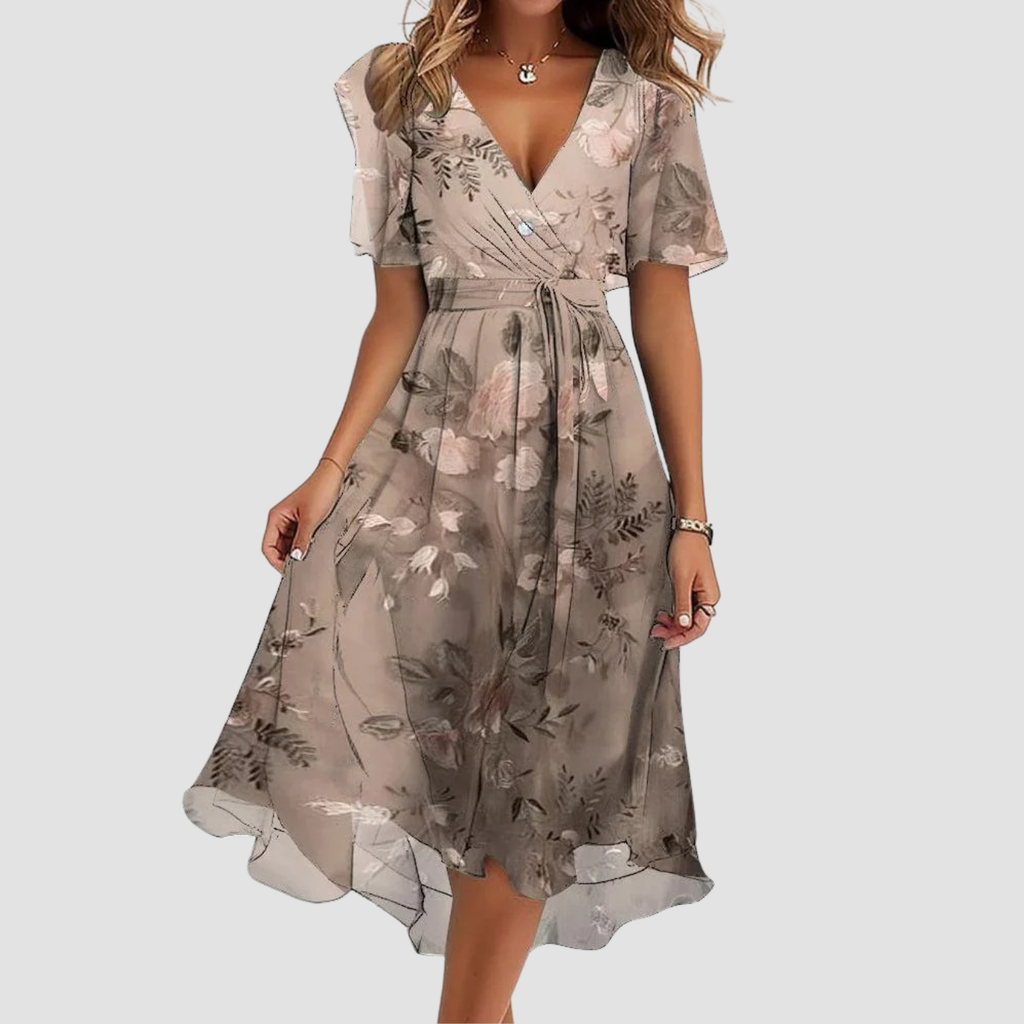 Amora | Elegant V-neck Dresses