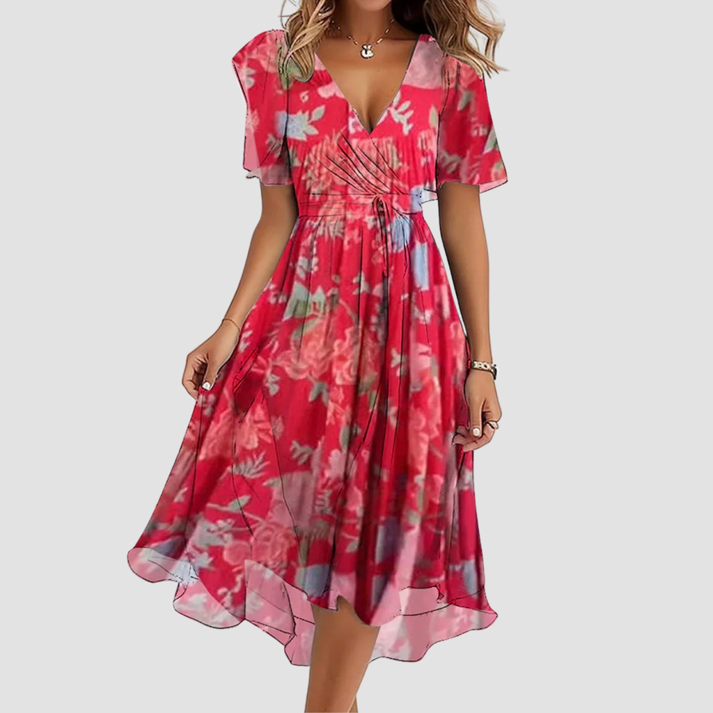 Amora | Elegant V-neck Dresses