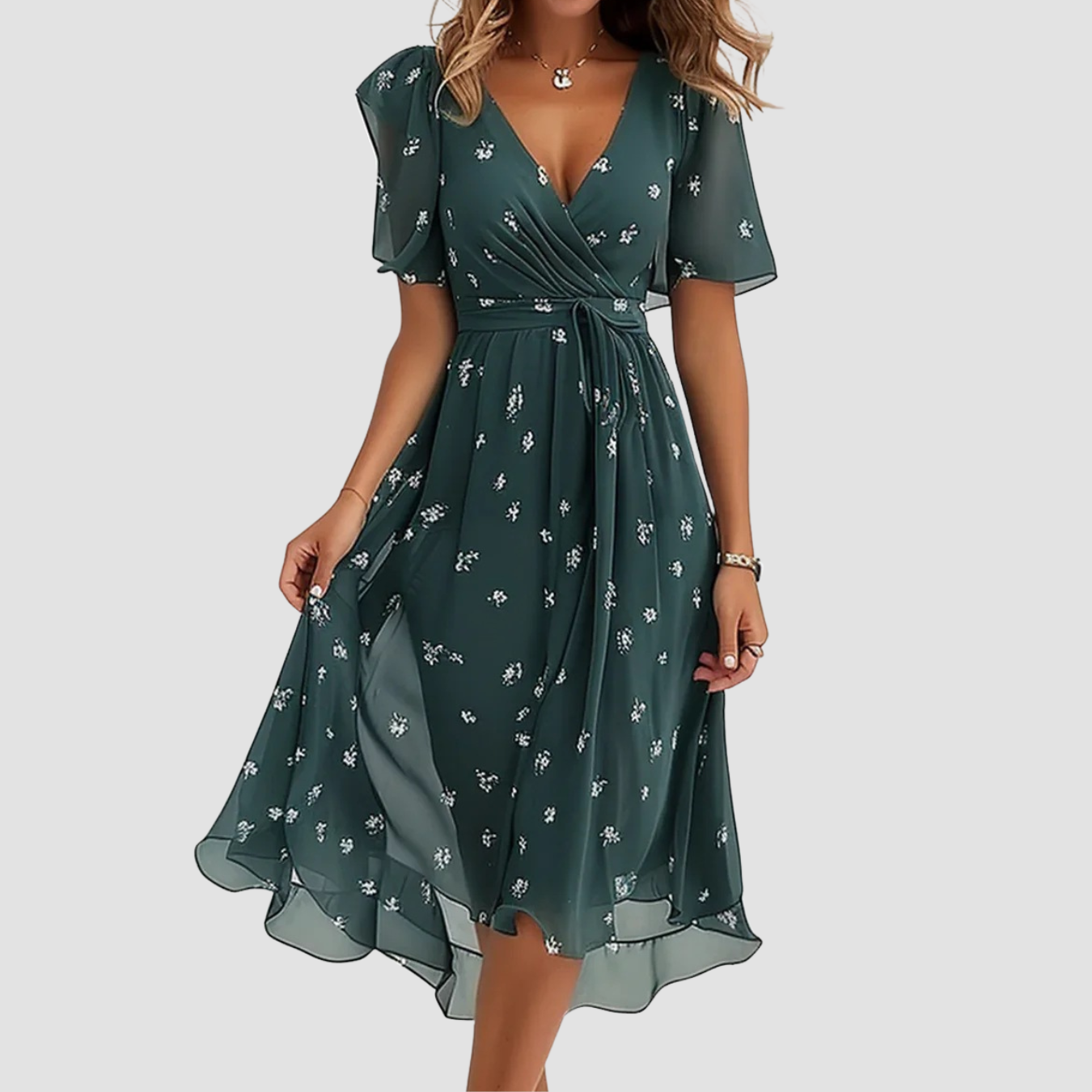 Amora | Elegant V-neck Dresses