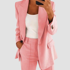 Mira | Suit Blazer Jacket And Slim-fit Pocket Trousers