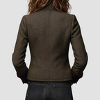 Aven | Vintage Herringbone Blazer