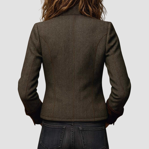 Aven | Vintage Herringbone Blazer