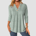 Cleo | V-neck Buttons Long Sleeve