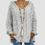 Cleo | Twist Knitted Hoodie