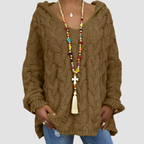 Cleo | Twist Knitted Hoodie