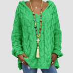 Cleo | Twist Knitted Hoodie