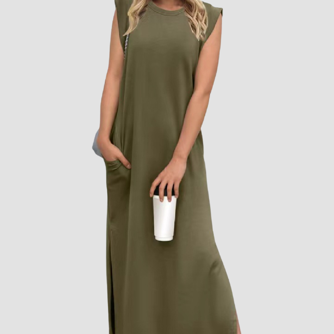 Siena | Slit Dress With Pockets