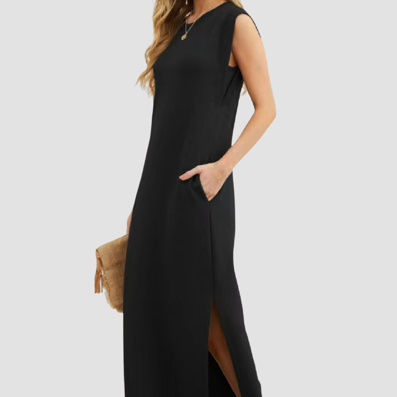Siena | Slit Dress With Pockets