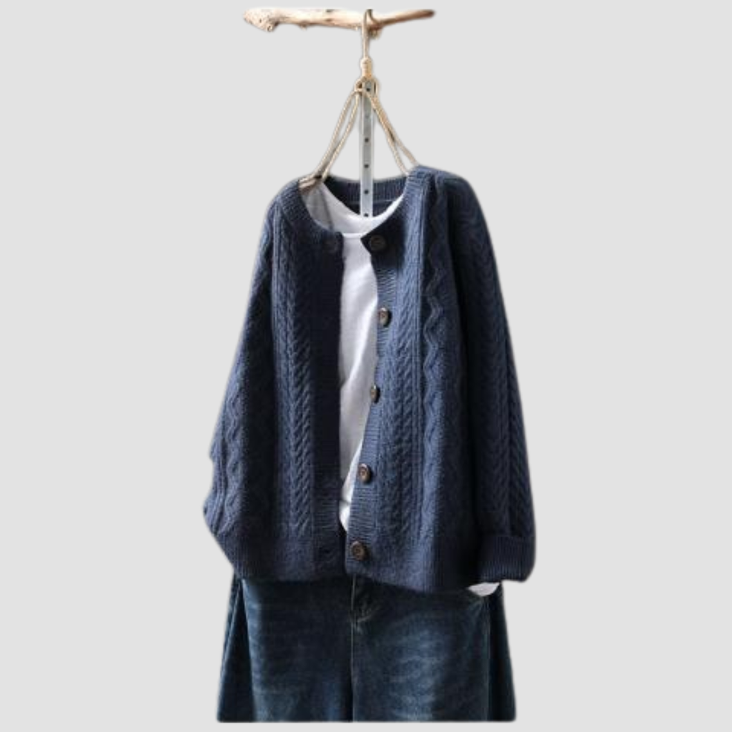 Nira | Woolen Knit Cardigan
