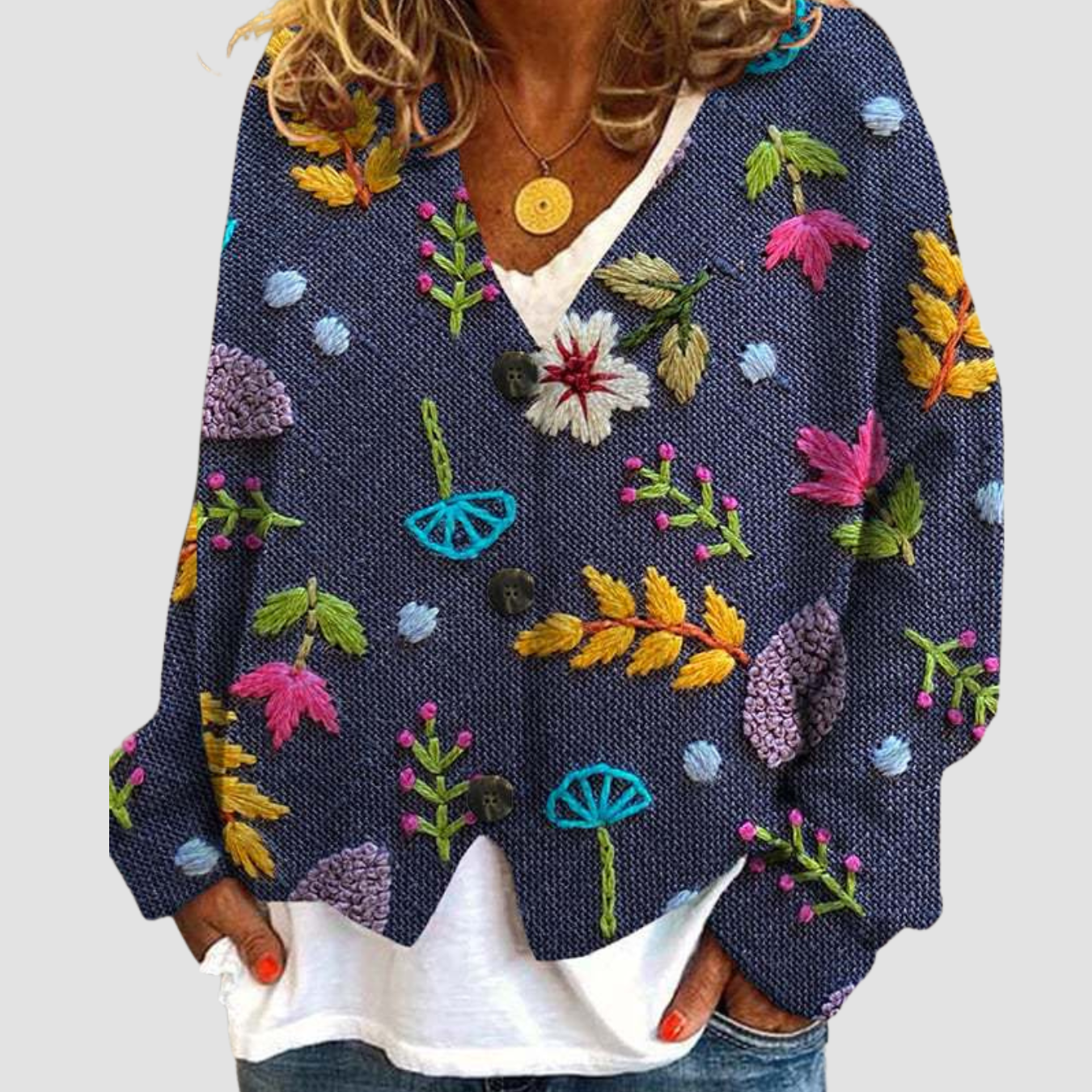 Nira | V-neck Cardigan