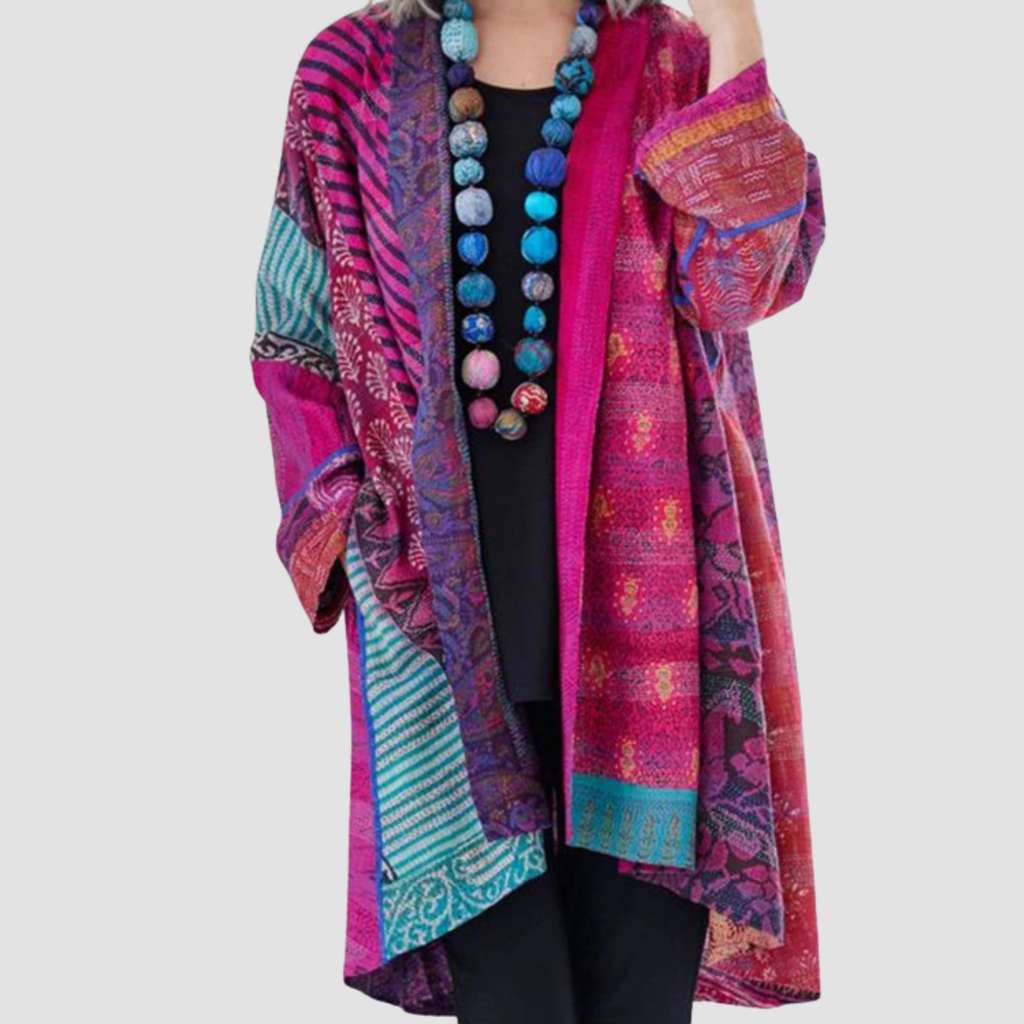 Nira | Cotton And Linen Loose Coat