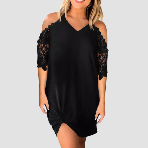 Amora | Lace V-neck Dress