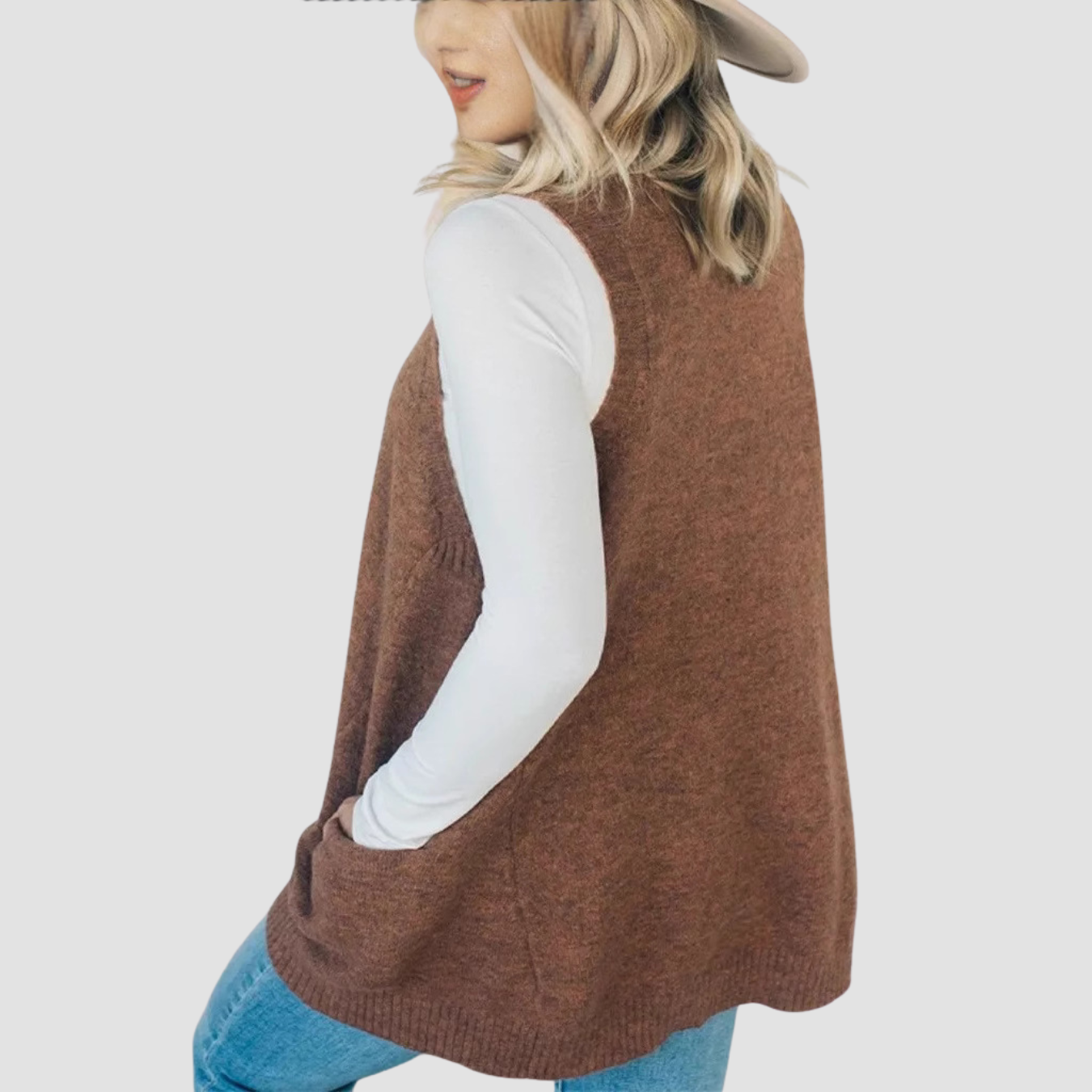 Lara | Knitted Sweater Vest