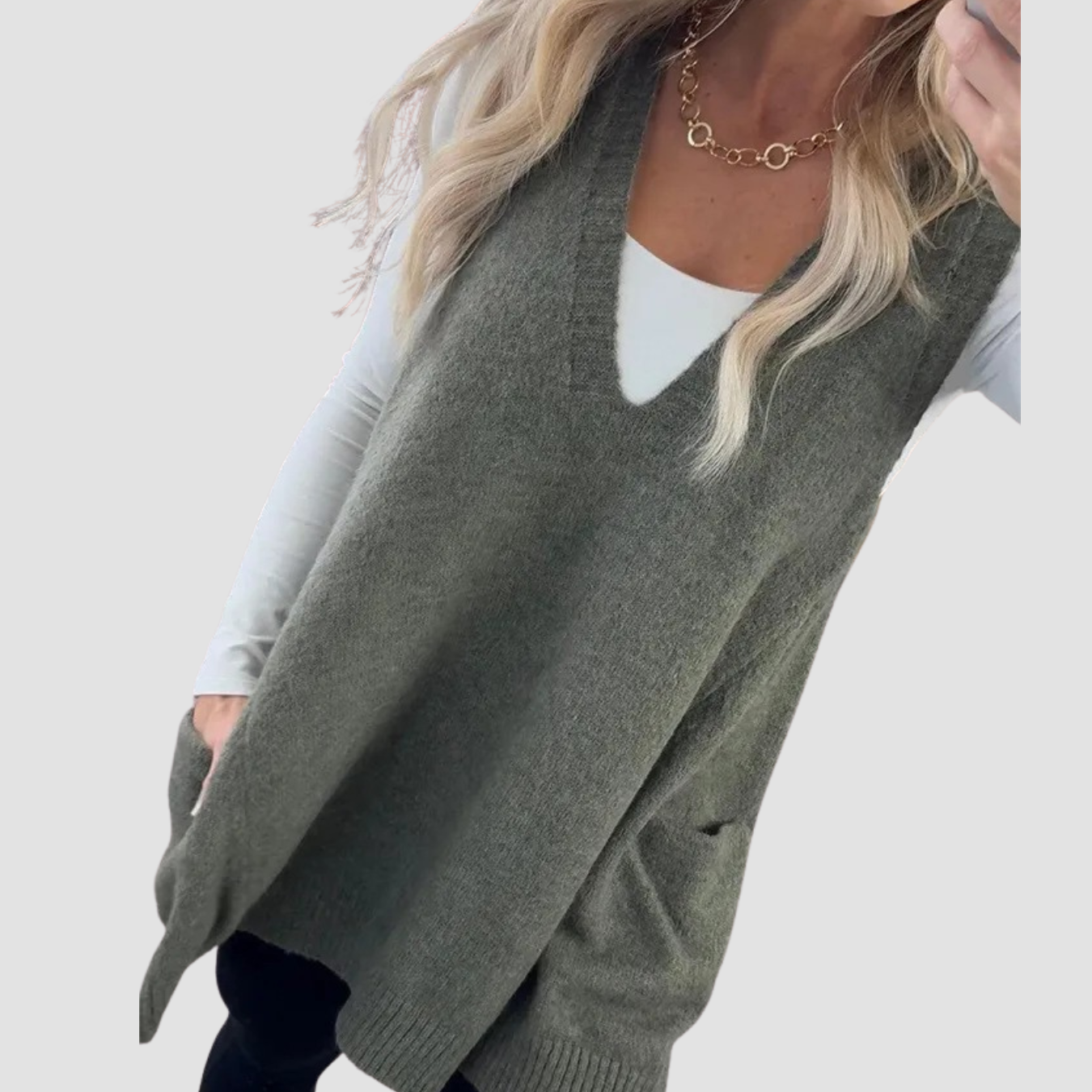 Lara | Knitted Sweater Vest