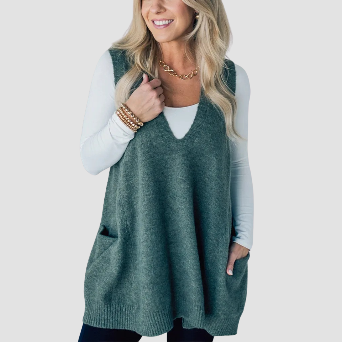 Lara | Knitted Sweater Vest