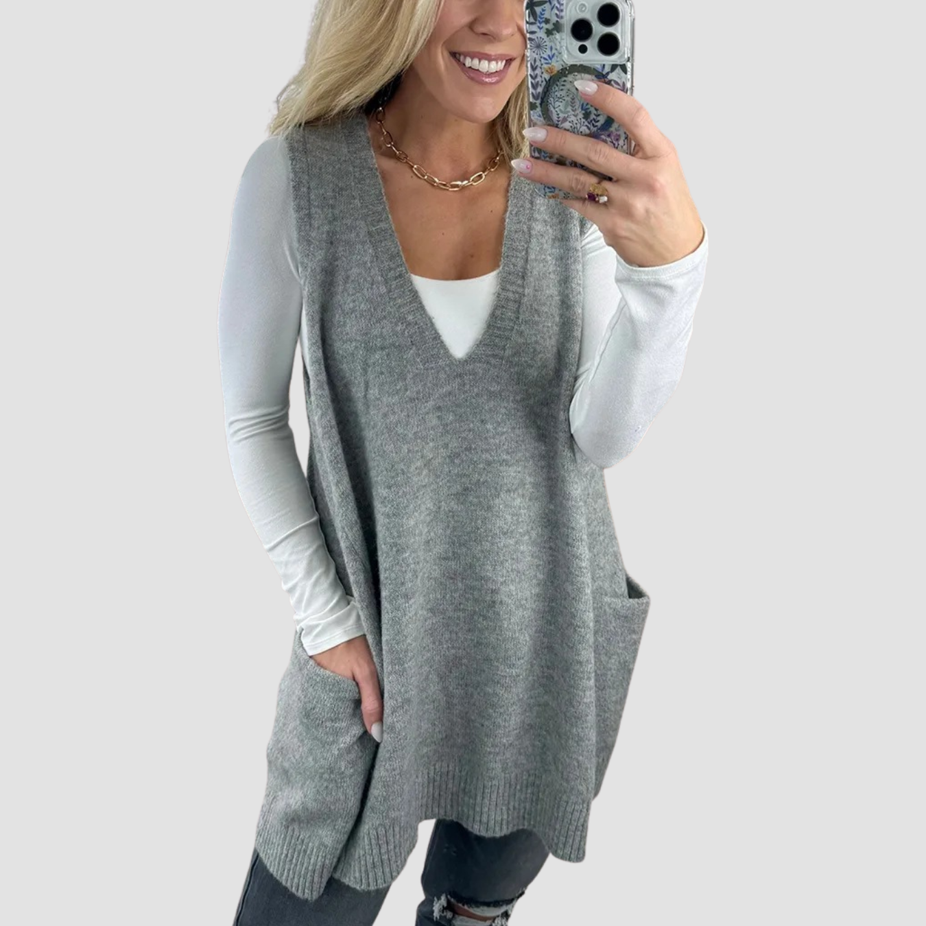 Lara | Knitted Sweater Vest