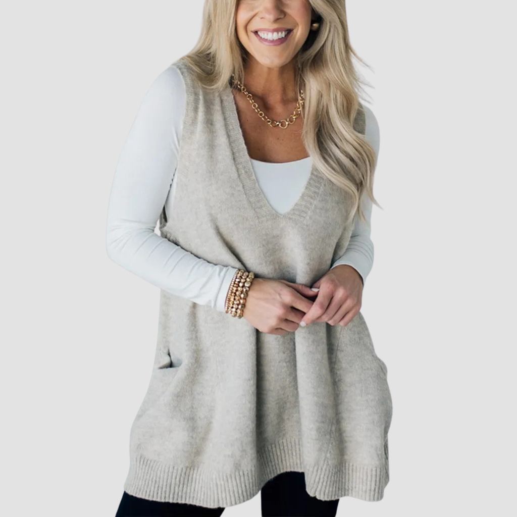 Lara | Knitted Sweater Vest
