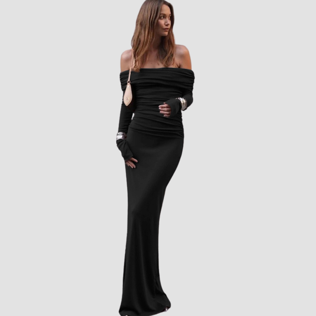 Novea | Long Sleeves Slim Fit Dress