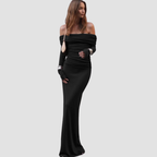 Novea | Long Sleeves Slim Fit Dress