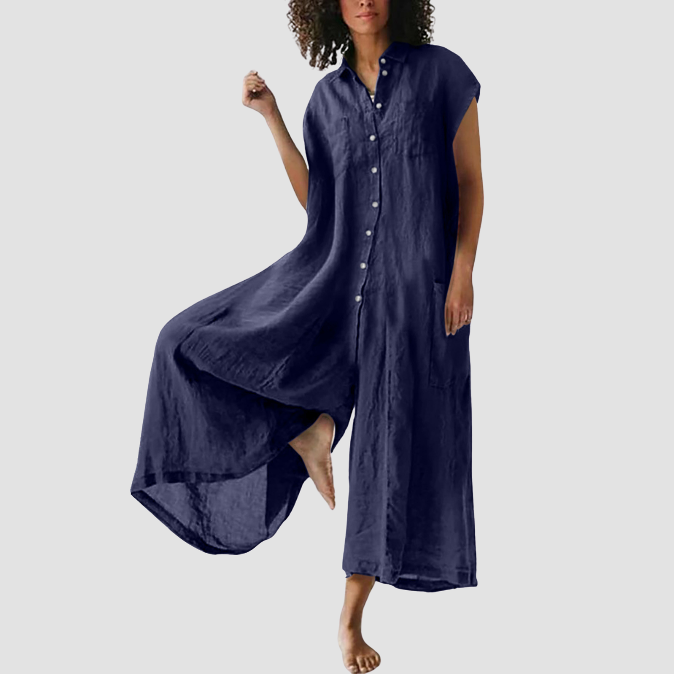 Nira | Mid-length Jumpsuit