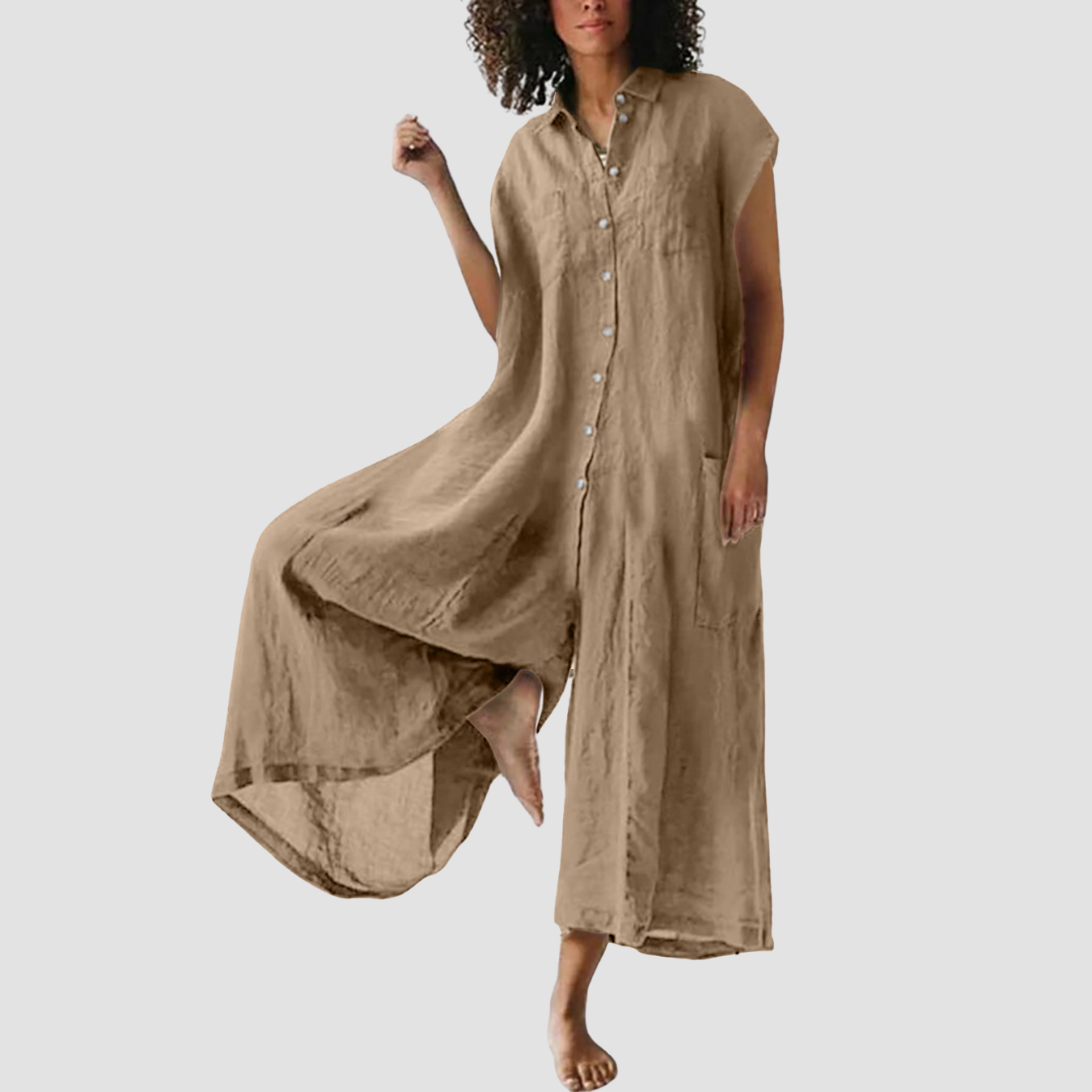 Nira | Mid-length Jumpsuit