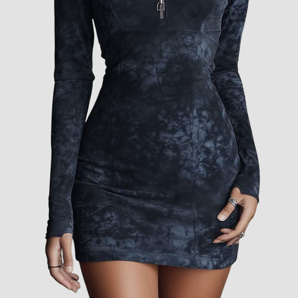 Siera | Zip Slim Long Sleeve Dress