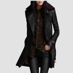 Aven | Slim-fit leather coat