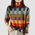 Cleo | Colorful Turtleneck Sweater