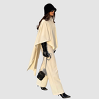 Flora | Knitted Turtleneck Cape