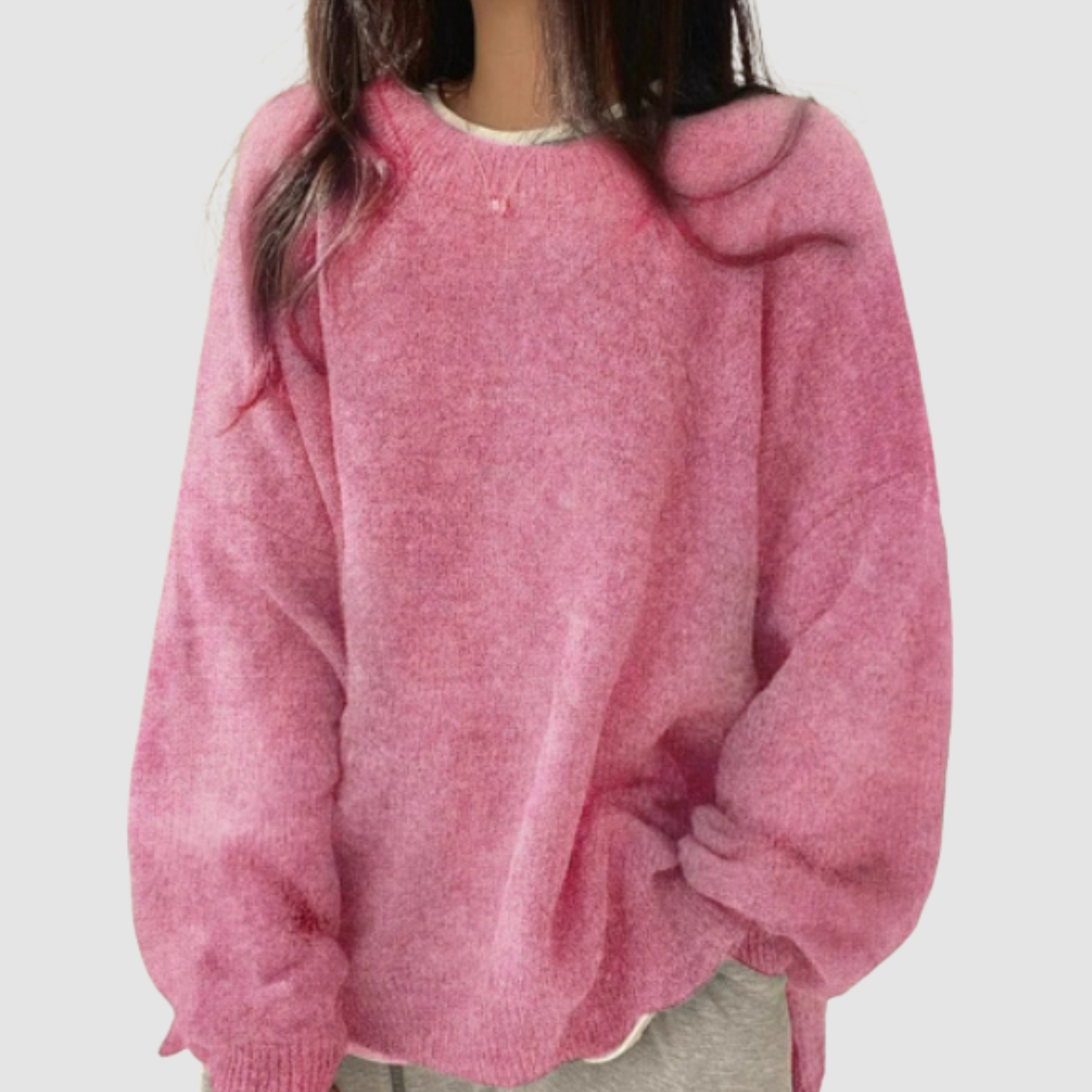 Cleo | Crew Neck Pullover Sweater