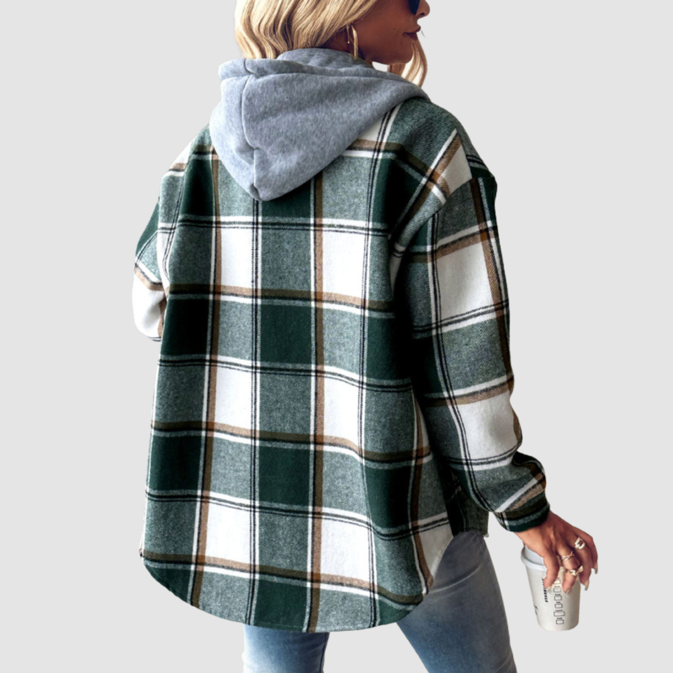 Aven | Plaid Hooded Jacket
