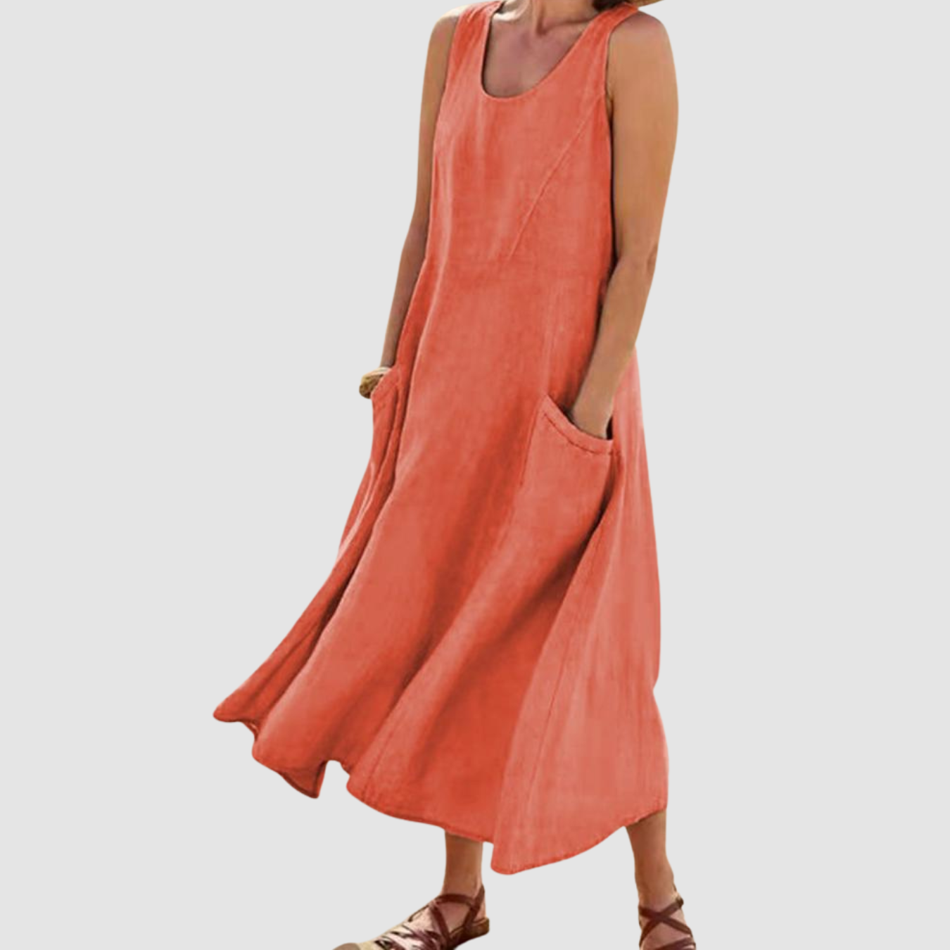 Novea | Summer Sleeveless Long Dress