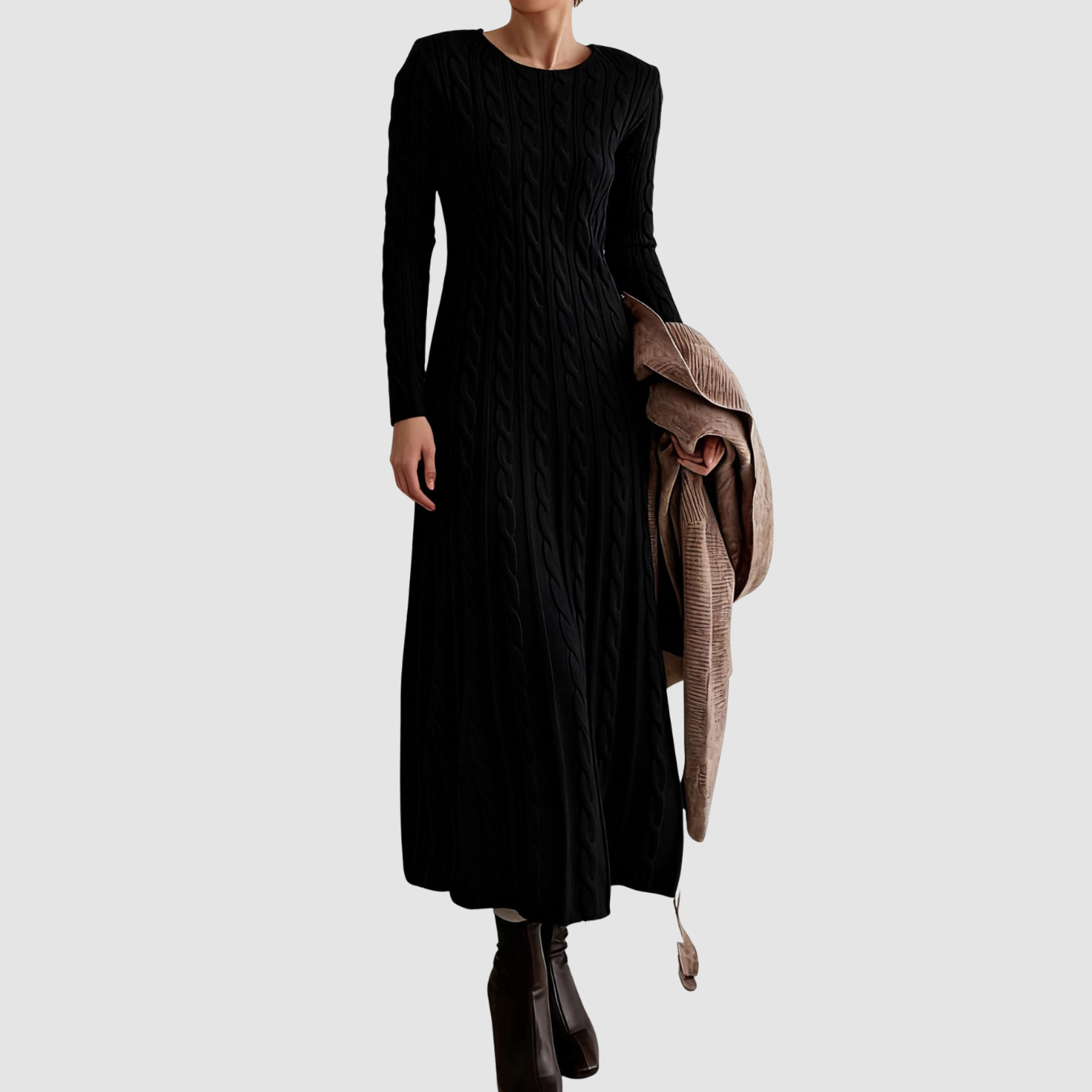 Novea | Cable Knit Dress